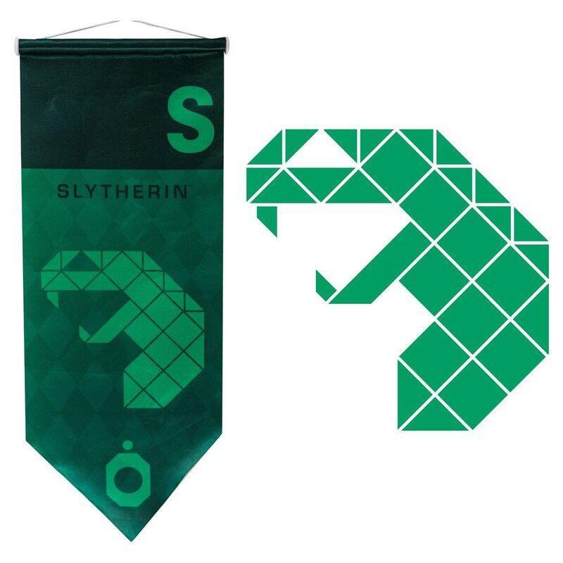 Sihir Dukkani Harry Potter Wizarding World Slytherin Pennant Sword Cut (30x75cm), , large image number 0