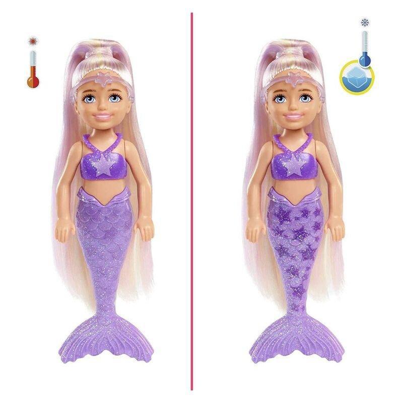 Barbie Color Reveal Chelsea Rainbow Mermaids Series Hcc75, , large image number 3