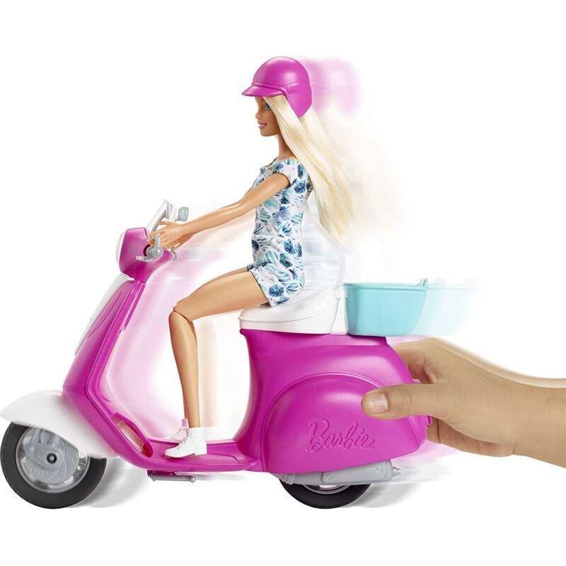 Barbie Scooter With Doll GBK85, , large image number 2