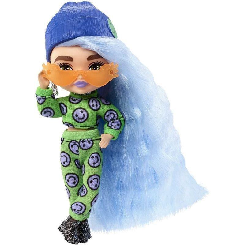 Barbie Extra Mini Icy Blue Hair Doll HGP65, , large image number 4