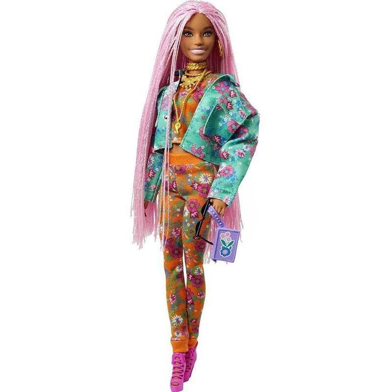 Barbie Extra Pink Braids Doll GXF09, , large image number 0