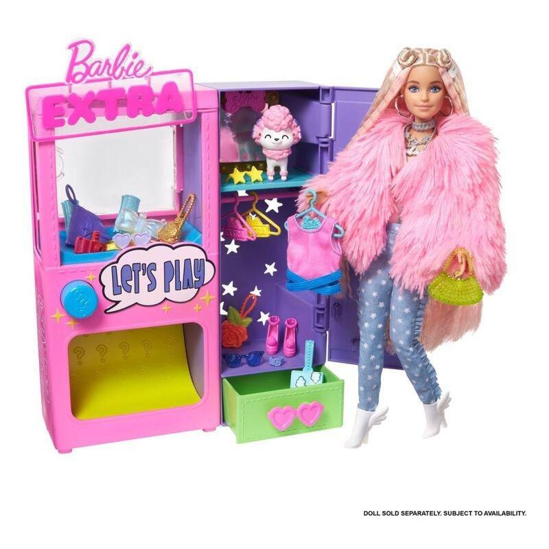 Barbie Extra Fashion Vending Machine Playset Hfg75, , large image number 1