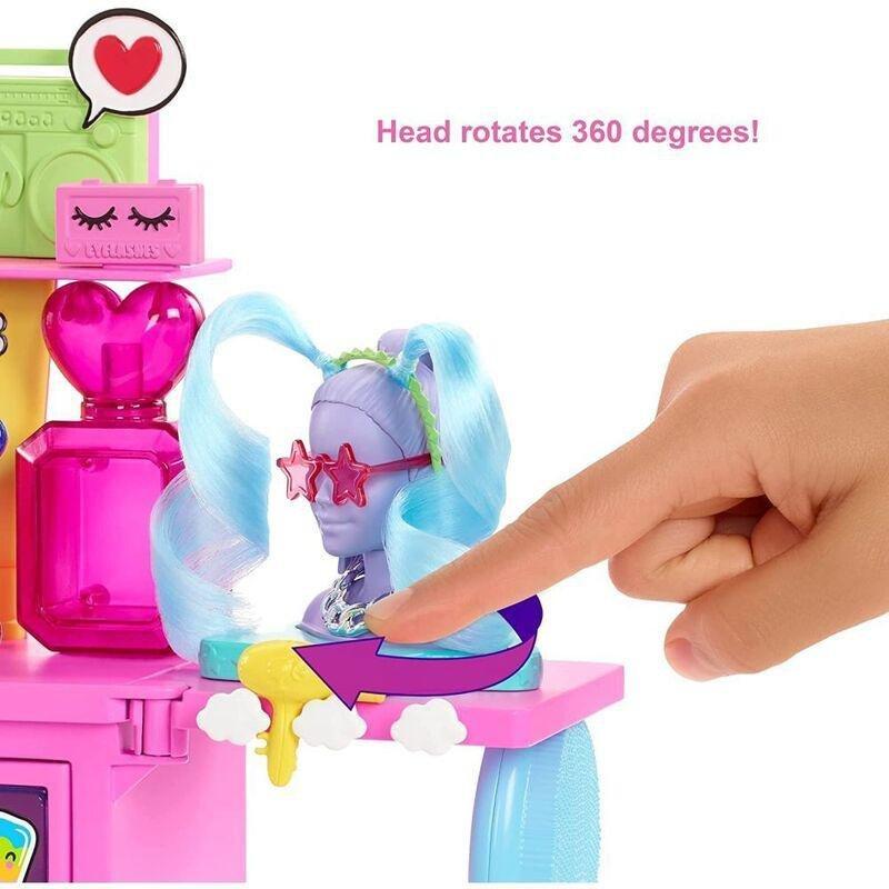Barbie Extra Vanity Playset GYJ70, , large image number 3
