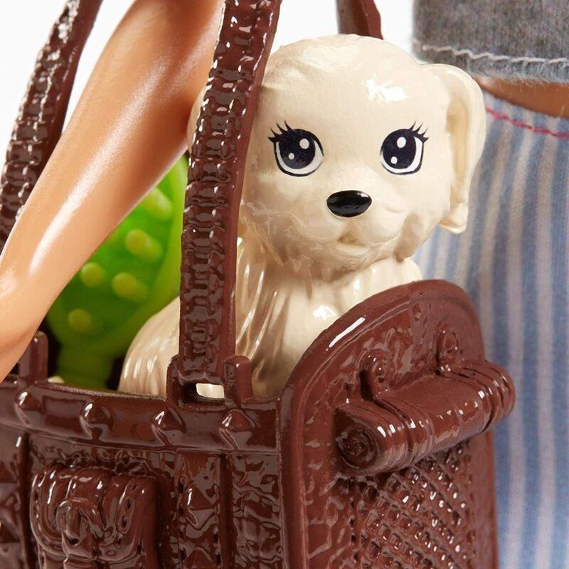 Barbie Doll With Dog and Rabbit Pets Set FPR48, , large image number 3