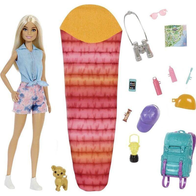 Barbie Camping Blonde Dolls Set HDF73, , large image number 0
