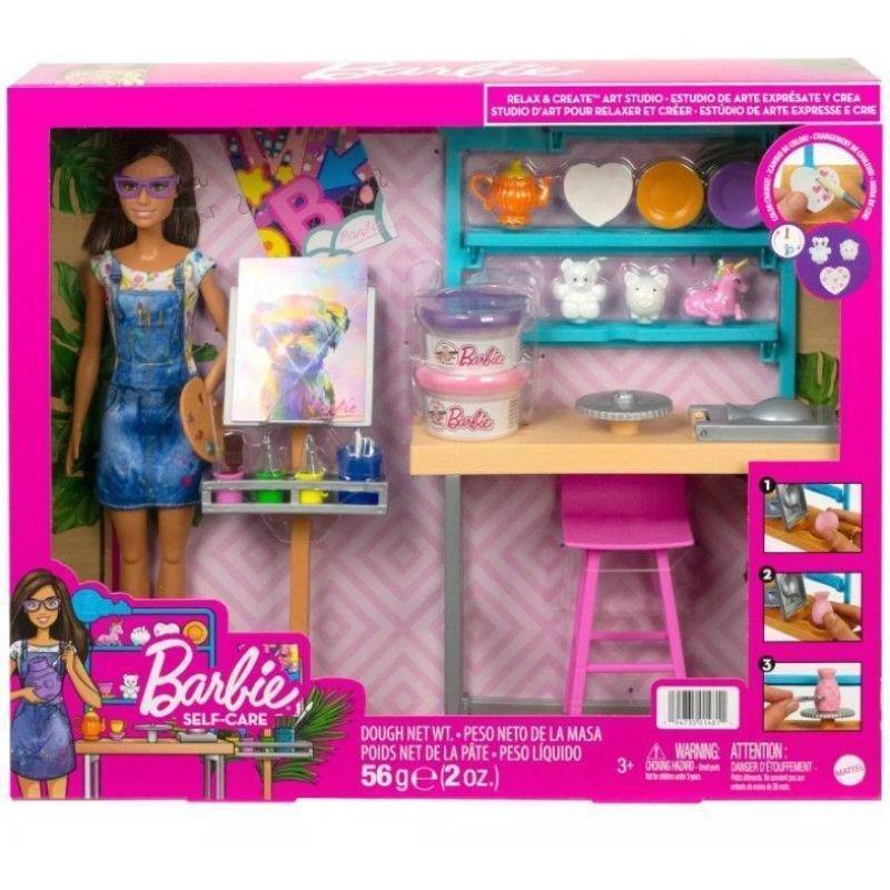 Barbie Self-Care Relax & Create Art Studio Playset HCM85, , large image number 3
