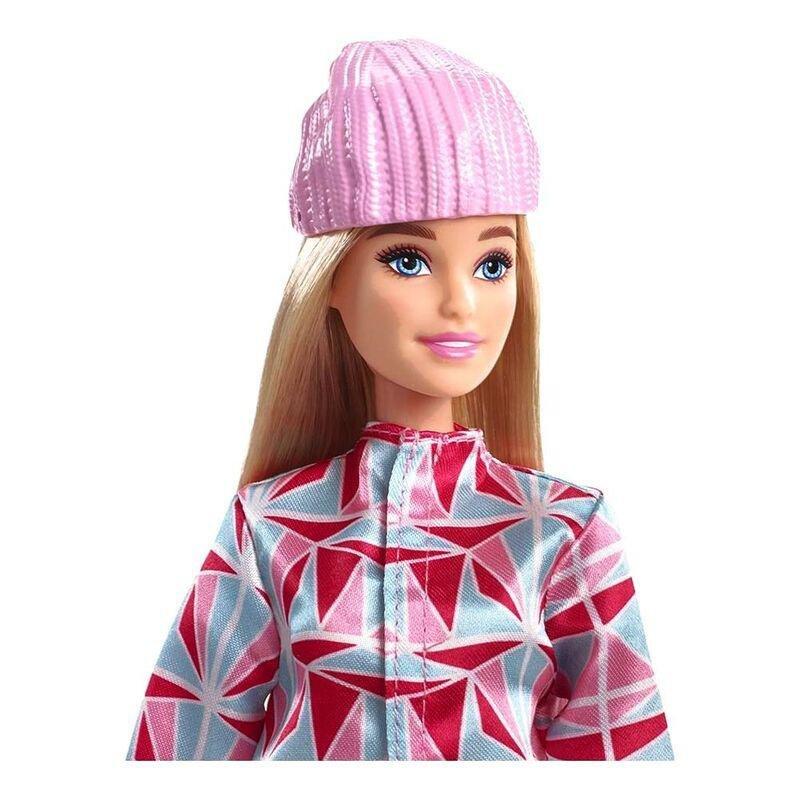 Barbie You Can Be Anything Winter Sports Snowboarder Doll HCN32, , large image number 1