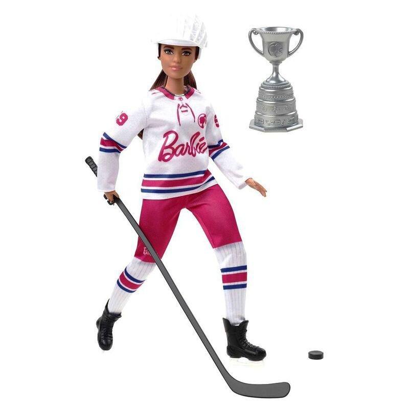 Barbie You Can Be Anything Winter Sports Hockey Player Doll HFG74, , large image number 3