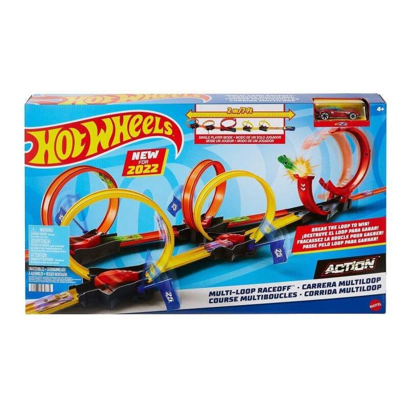Hot Wheels Action Multi-Loop Raceoff Playset HDR83, , medium