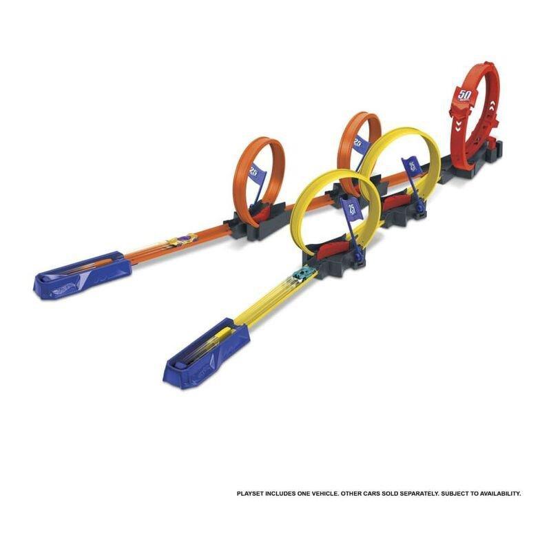 Hot Wheels Action Multi-Loop Raceoff Playset HDR83, , large image number 3