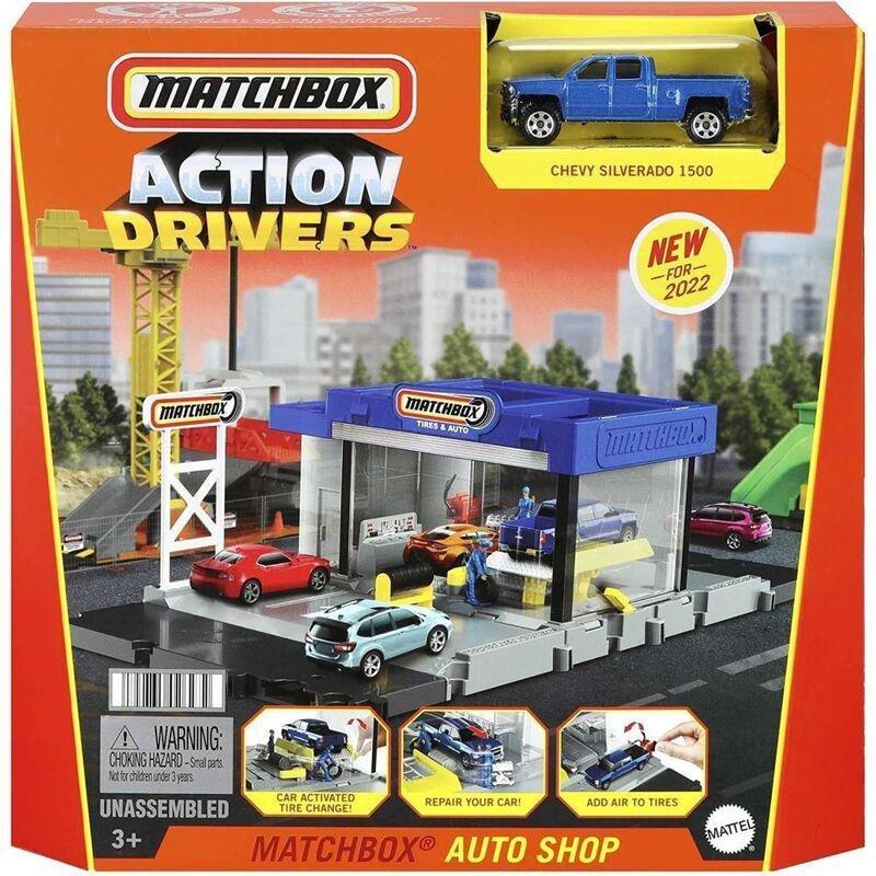 Matchbox Action Drivers Auto Shop Playset HDL34, , large image number 2