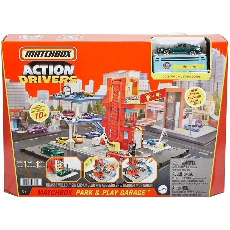 Matchbox Action Drivers Park and Play Garage HBL60, , large image number 3
