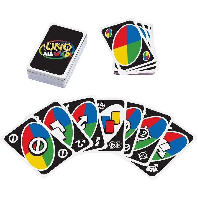 Mattel Games Uno All Wild Card Game Hhl33, , large image number 0