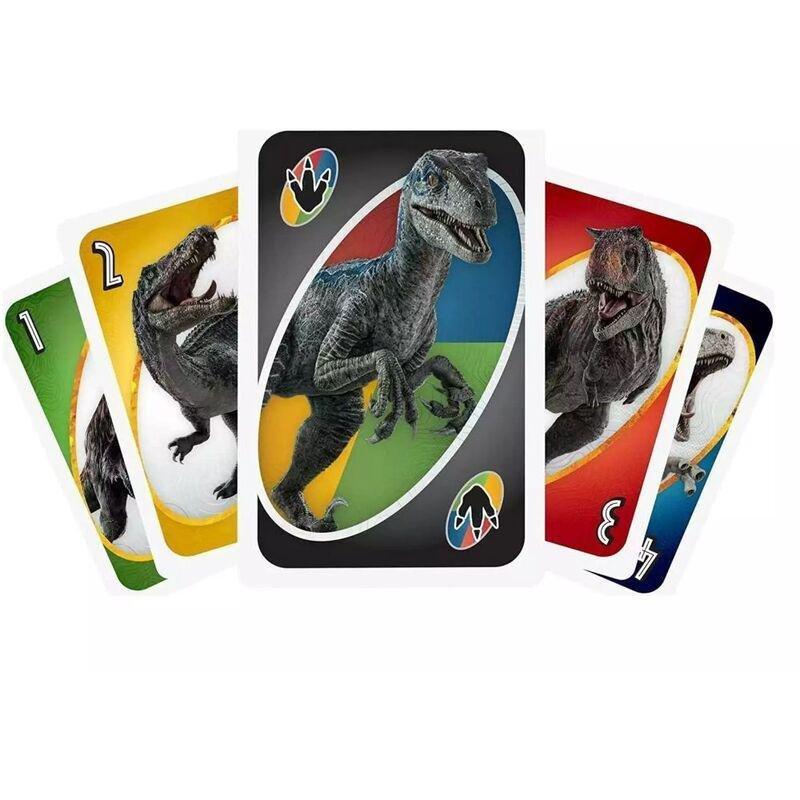 Mattel Games Uno Jurassic World 3 Card Game GXD72, , large image number 0