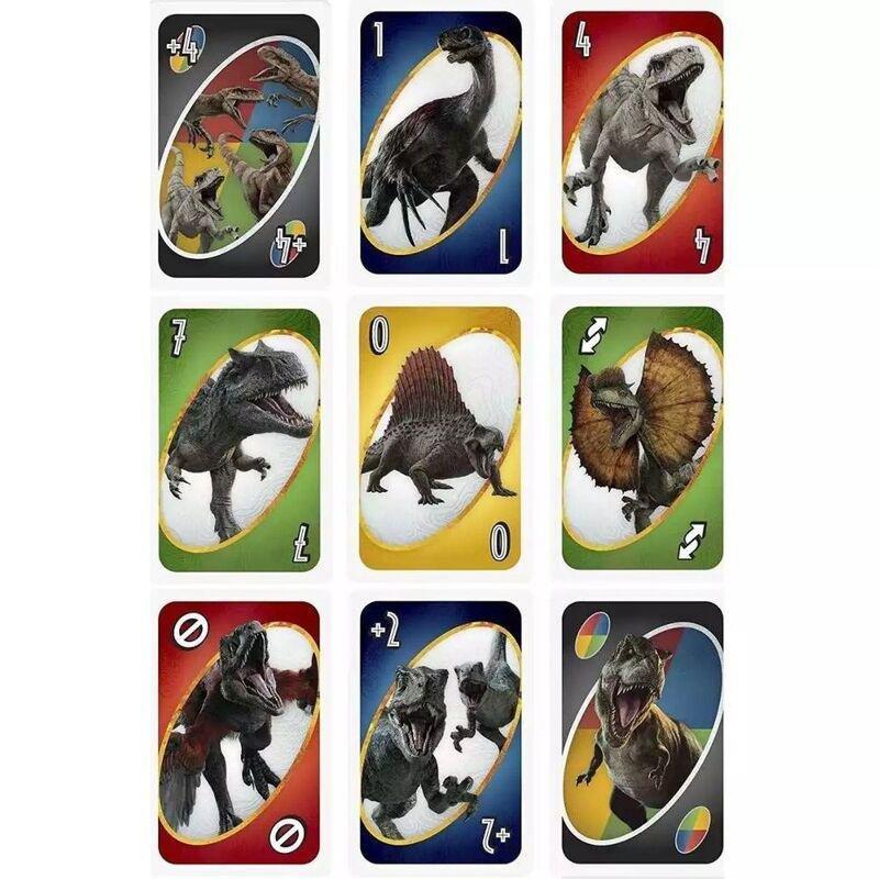 Mattel Games Uno Jurassic World 3 Card Game GXD72, , large image number 4