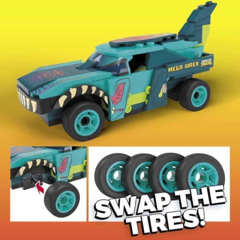 Mega Construx Hot Wheels Monster Trucks Mega Wrex Monster Truck Building Set HDJ95, , large image number 2
