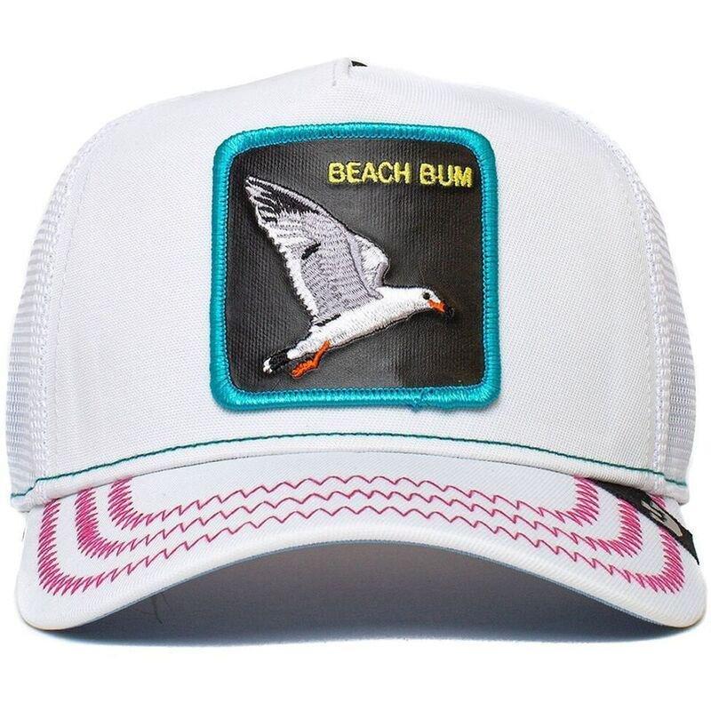 Goorin Bros Beach Bomber Unisex Trucker Cap - White, , medium