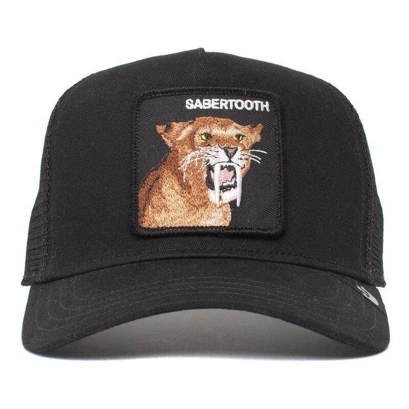 Goorin Bros The Sabertooth Tiger Unisex Trucker Cap - Black, , large image number 0