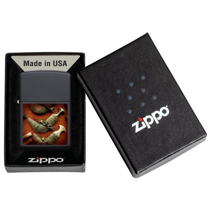 Zippo Ci405081 218 Omani Daggers  Black Matte Windprooflighter, , large image number 2