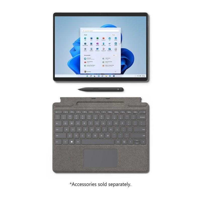 Microsoft Surface Pro 8 13-inch i5/128GB/8GB + Keyboard (Arabic/English) - Platinum, , large image number 1