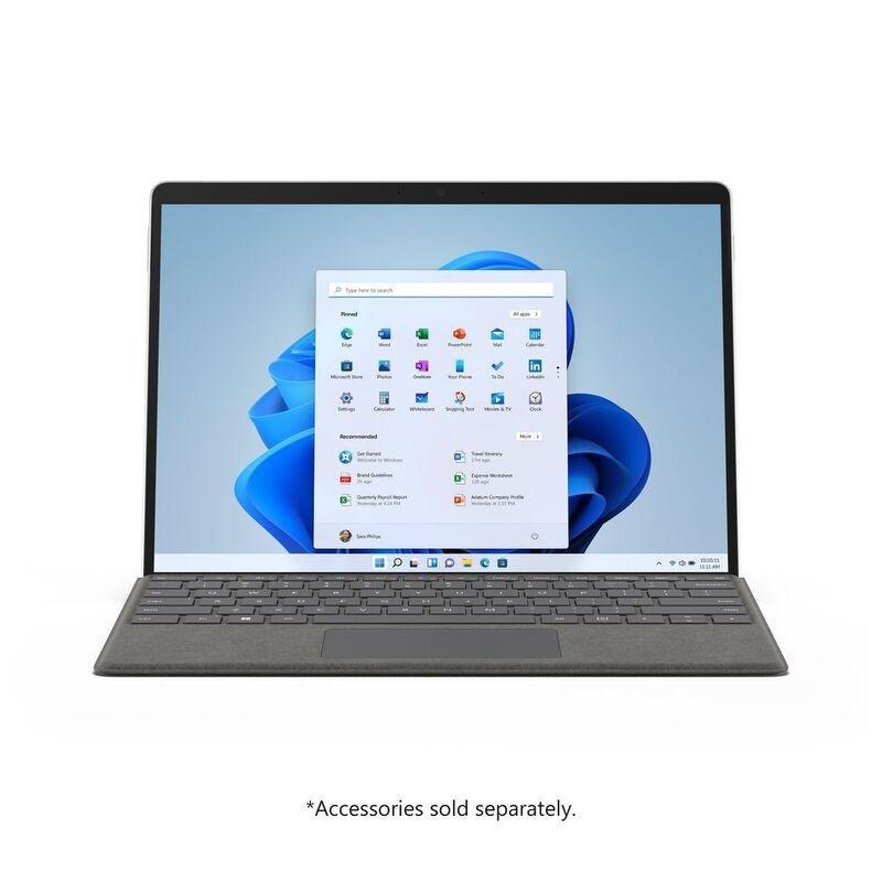 Microsoft Surface Pro 8 13-inch i5/128GB/8GB + Keyboard (Arabic/English) - Platinum, , large image number 9