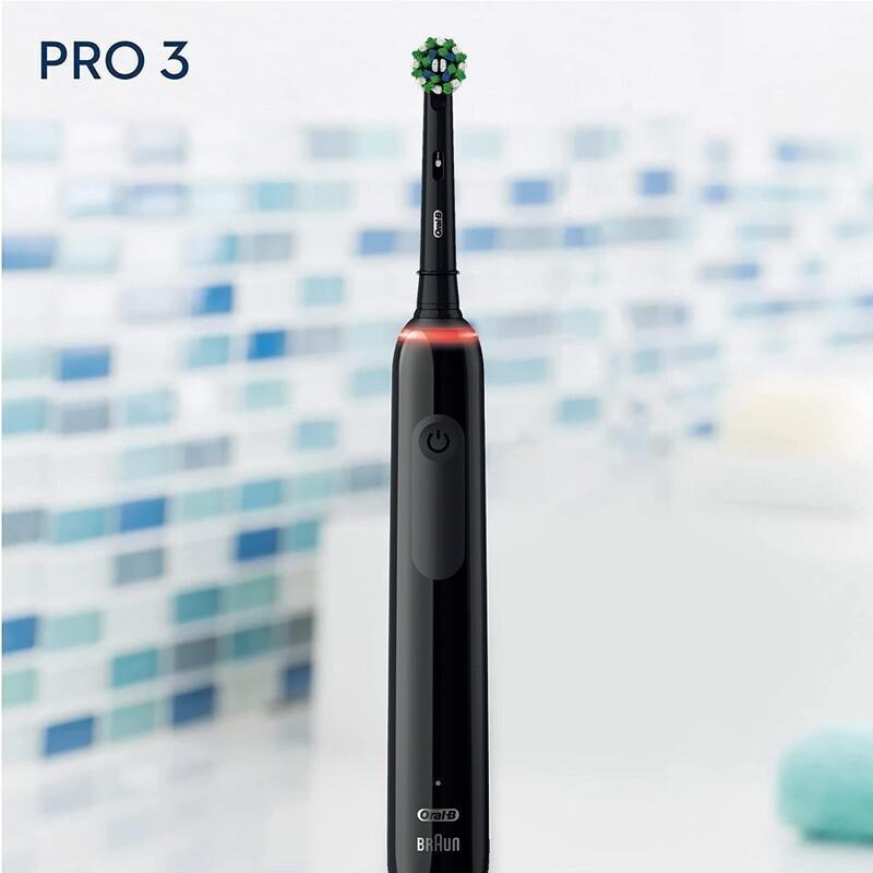 Oral-B Pro 3 3000 Electric Toothbrush - Black, , large image number 3