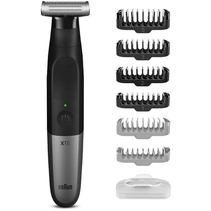 BRAUN - Braun X Series XT5200 Wet & Dry All-in-one Hair Trimmer - Black/Grey-Metal