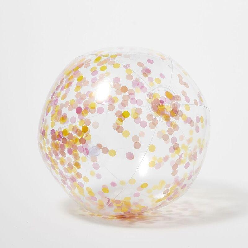 Sunny Life Inflatable Beach Ball Confetti, , large image number 0
