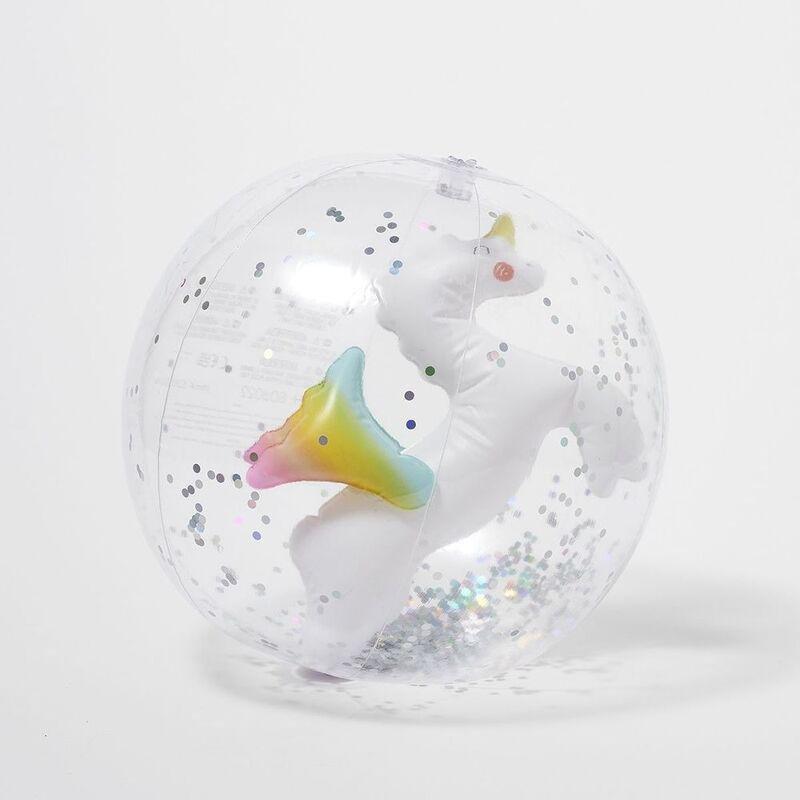 Sunny Life 3D Inflatable Beach Ball Unicorn, , large image number 0