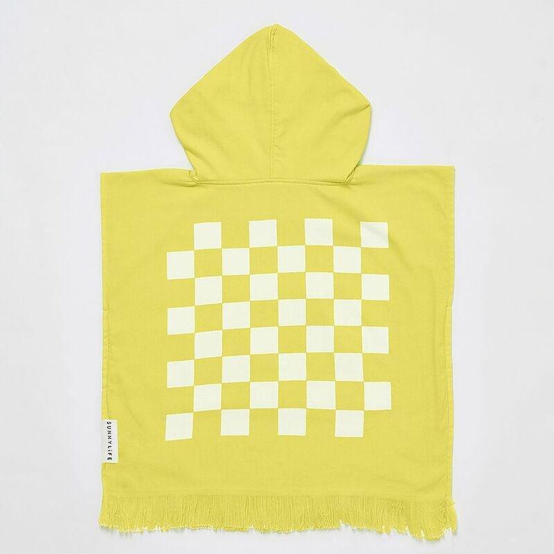 Sunny Life Beach Games Hooded Towel Checkerboard, , large image number 2