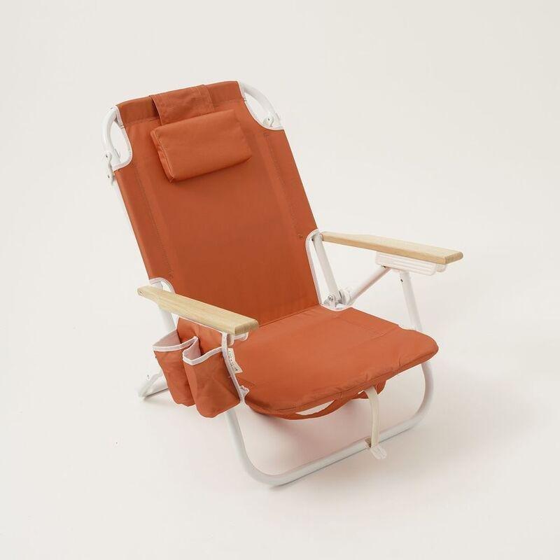 Sunny Life Deluxe Beach Chair Terracotta, , large image number 0