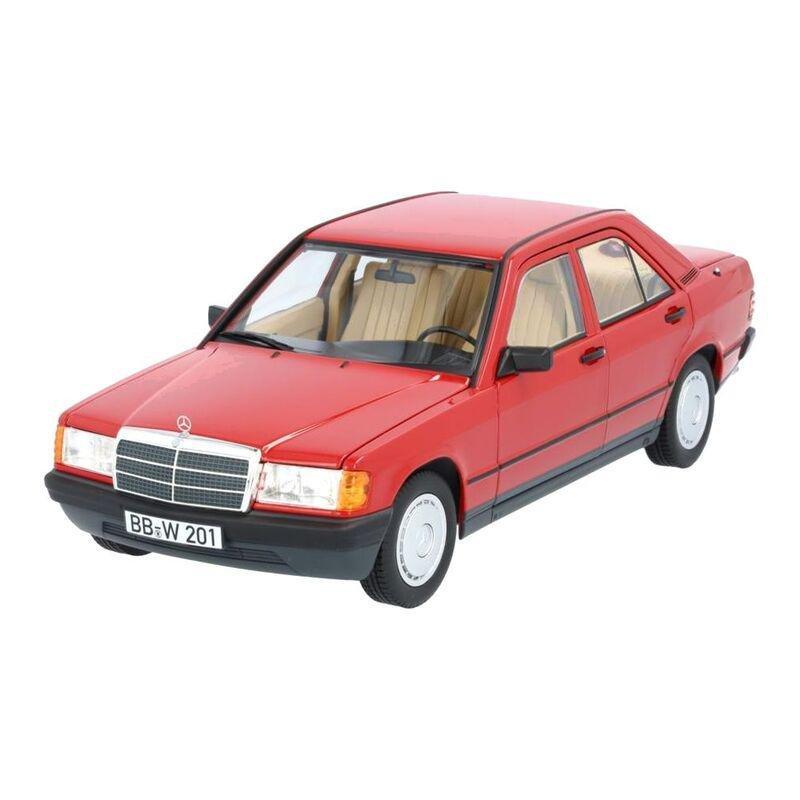 Norev Mercedes-Benz 190E W124 (1982-1988) 1.18 Die-Cast Model - Signal Red, , large image number 0
