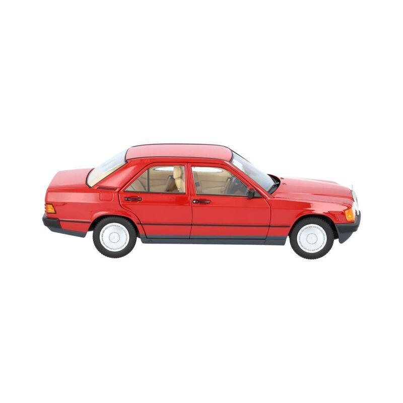Norev Mercedes-Benz 190E W124 (1982-1988) 1.18 Die-Cast Model - Signal Red, , large image number 2