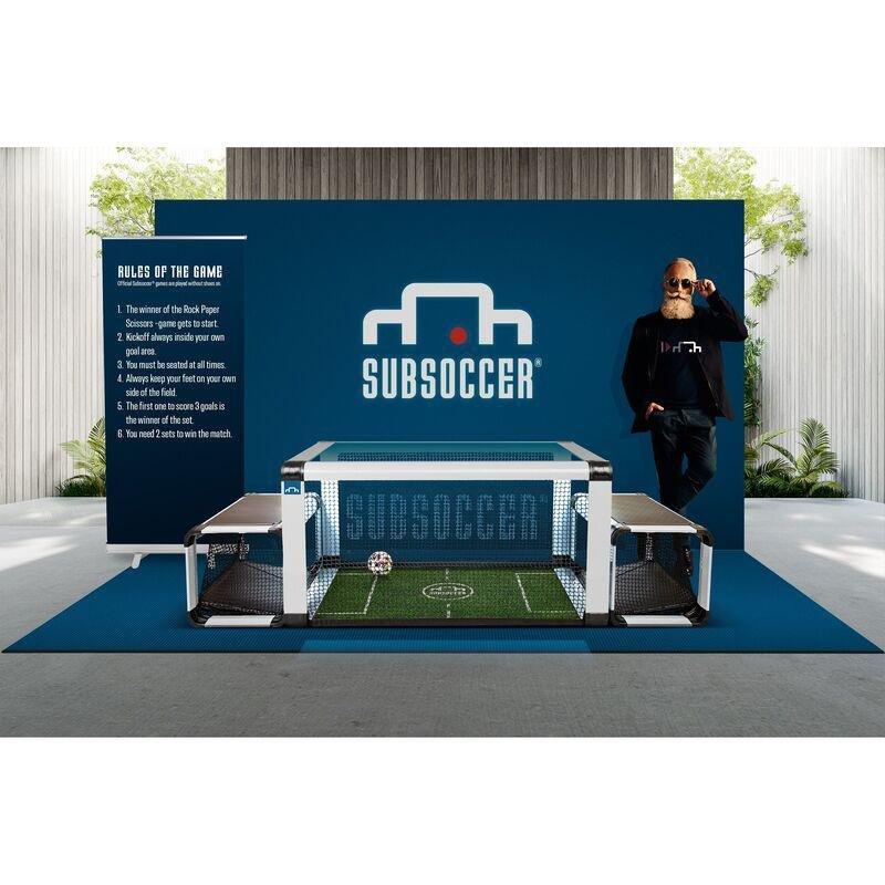 Subsoccer 7 Table Football Game Playset (75 x 89 x 234 cm) - Black/Grey, , large image number 1