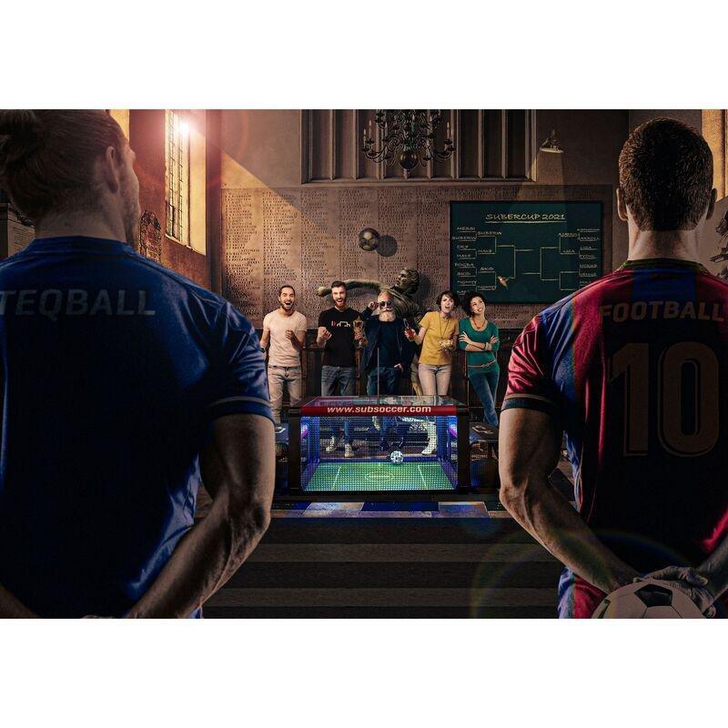 Subsoccer 7 Table Football Game Playset (75 x 89 x 234 cm) - Black/Grey, , large image number 3