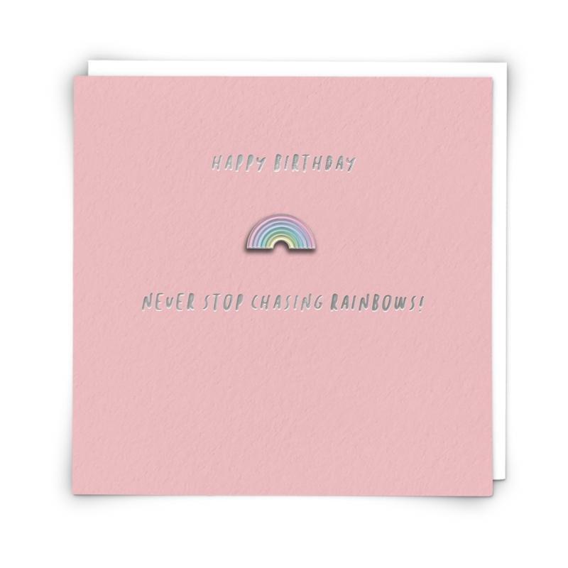 Redback Cards Pastel Rainbow Greeeting Card (14 x 14cm), , large image number 0