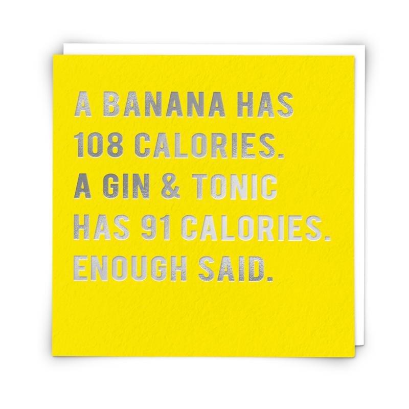 Redback Cards Calories Greeeting Card (15 x 15cm), , medium