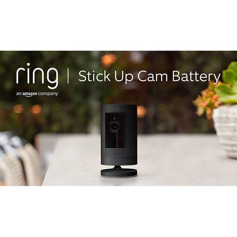 Ring Stick Up Cam Indoor/Outdoor Battery Black, , large image number 3