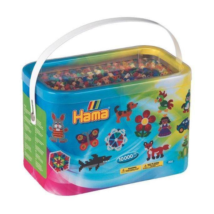 Hama Midi 10000 Beads in Bucket 202-67, , large image number 0
