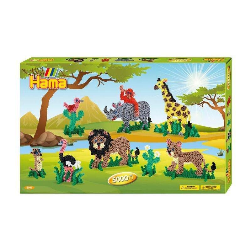 Hama Midi 5000 Beads Safari Giant Gift Box 3041, , large image number 0