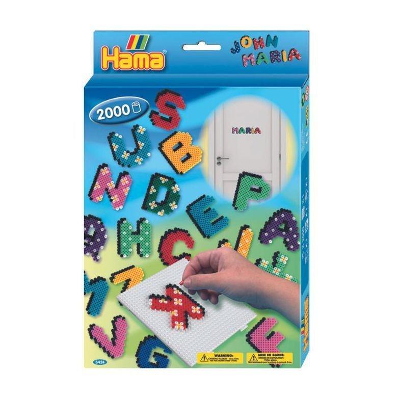 Hama Midi 2000 Beads Hanging Box Letters 3424, , large image number 0