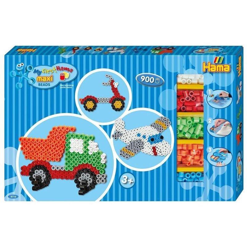 Hama Maxi 900 Beads Vehicles Giant Gift Box 8716, , large image number 0