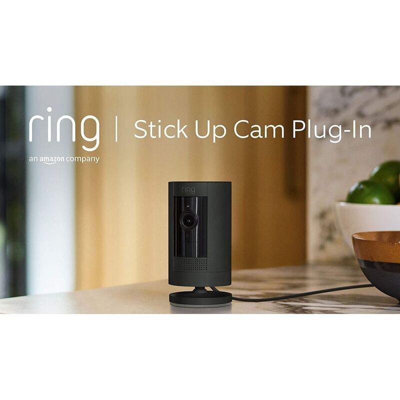 Ring Stick Up Cam Indoor/Outdoor Wired - Black, , large image number 1