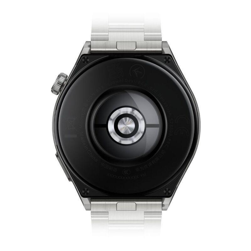 Huawei Watch GT 3 Pro Titanium With Gray Leather Strap - 46mm, , large image number 3