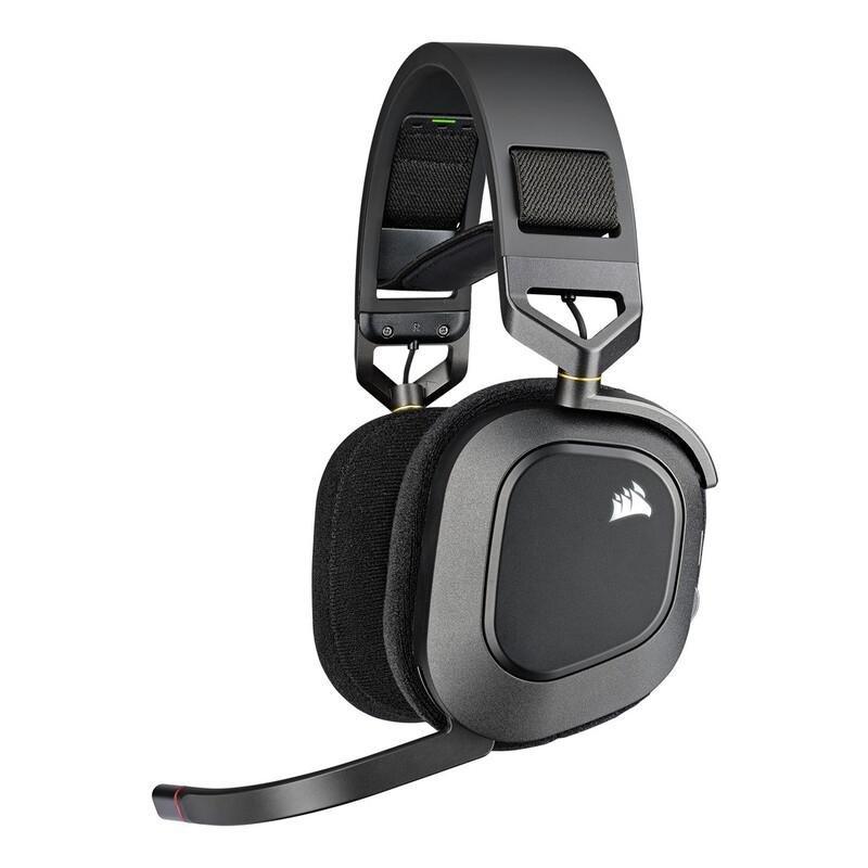 Corsair HS80 RGB Wireless Carbon Gaming Headset, , large image number 0