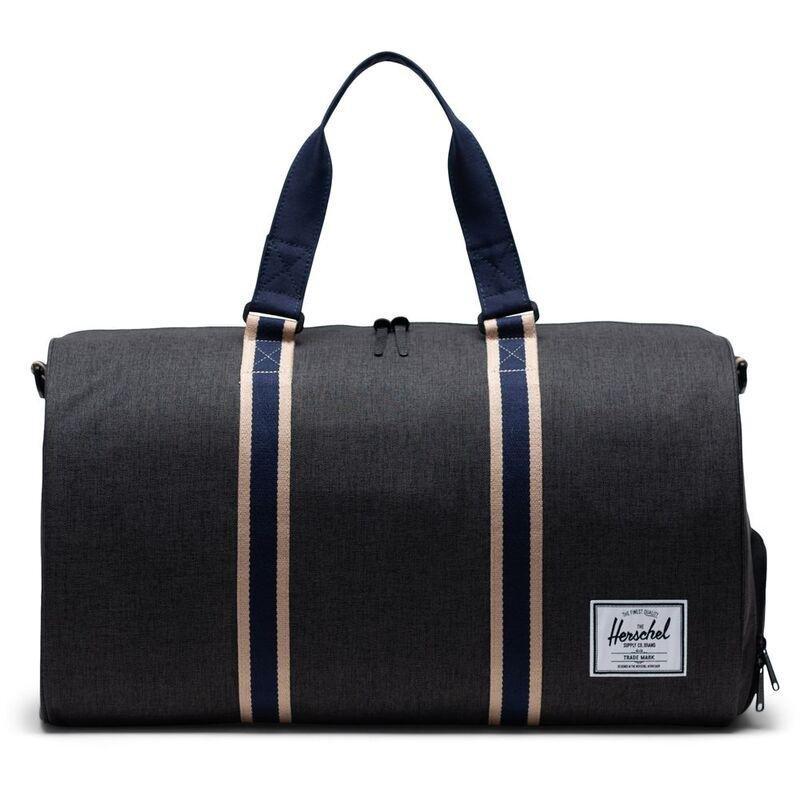 Herschel Novel Duffle Bag - Black Crosshatch/Peacoat, , large image number 0