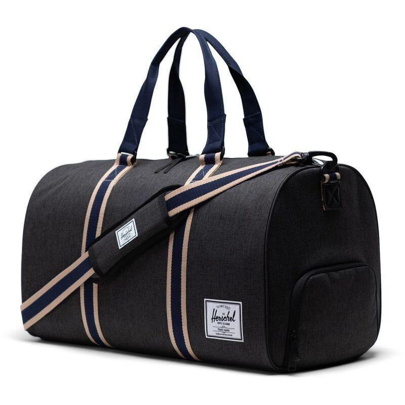 Herschel Novel Duffle Bag - Black Crosshatch/Peacoat, , large image number 1