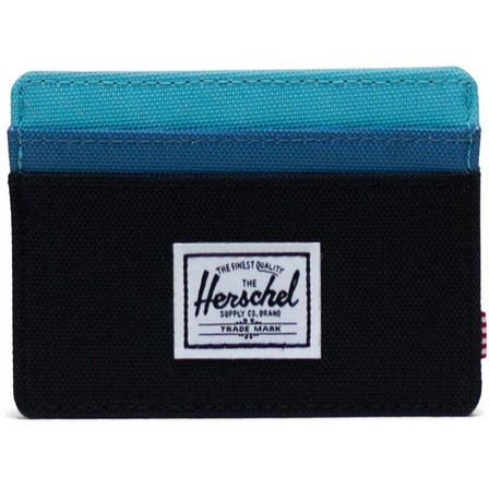 HERSCHEL SUPPLY CO. - Herschel Charlie RFID Wallet - Black/Blue Ashes/Blue Curacao