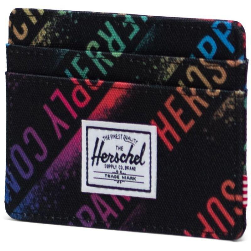 Herschel Charlie RFID Wallet - Stencil Roll Call Rainbow, , large image number 2