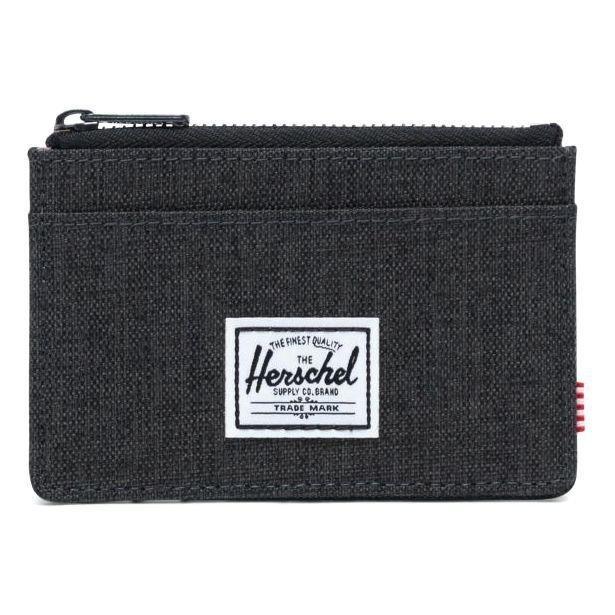 Herschel Oscar Wallet RFID - Black Crosshatch, , medium